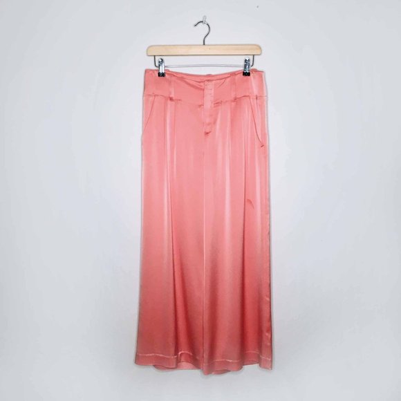 Alice + Olivia Pants - ⚡️SOLD⚡️ Alice + Olivia satin high rise wide leg trouser
